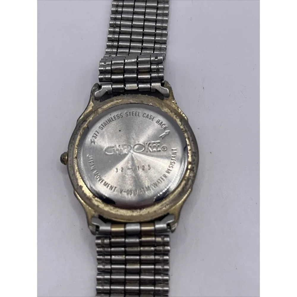Cherokee Women's Quartz Watch Silver Tone WR 30M- New‎ Battery